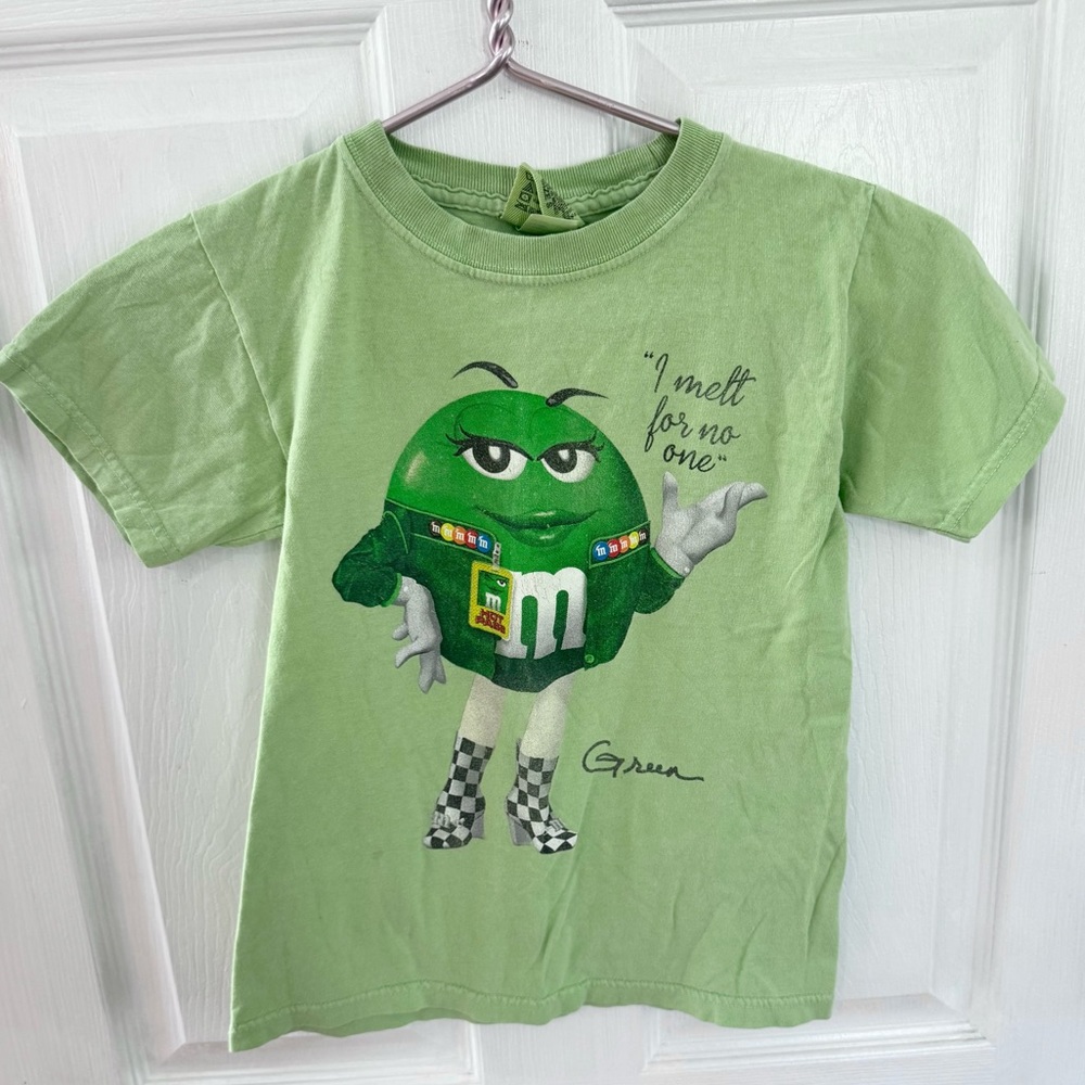 Comfort Colors NASCAR X M&M Green Short Sleeve Tee SMALL